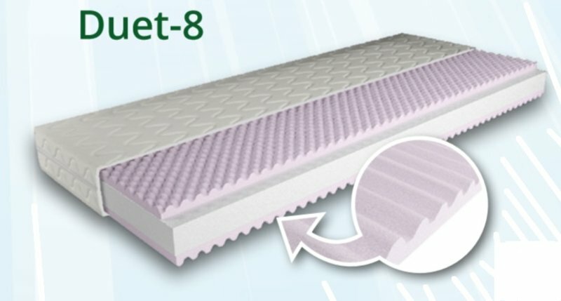 DUET8 - 7 ZONES mattress - EXCLUSIVE MATTRESSES All sizes