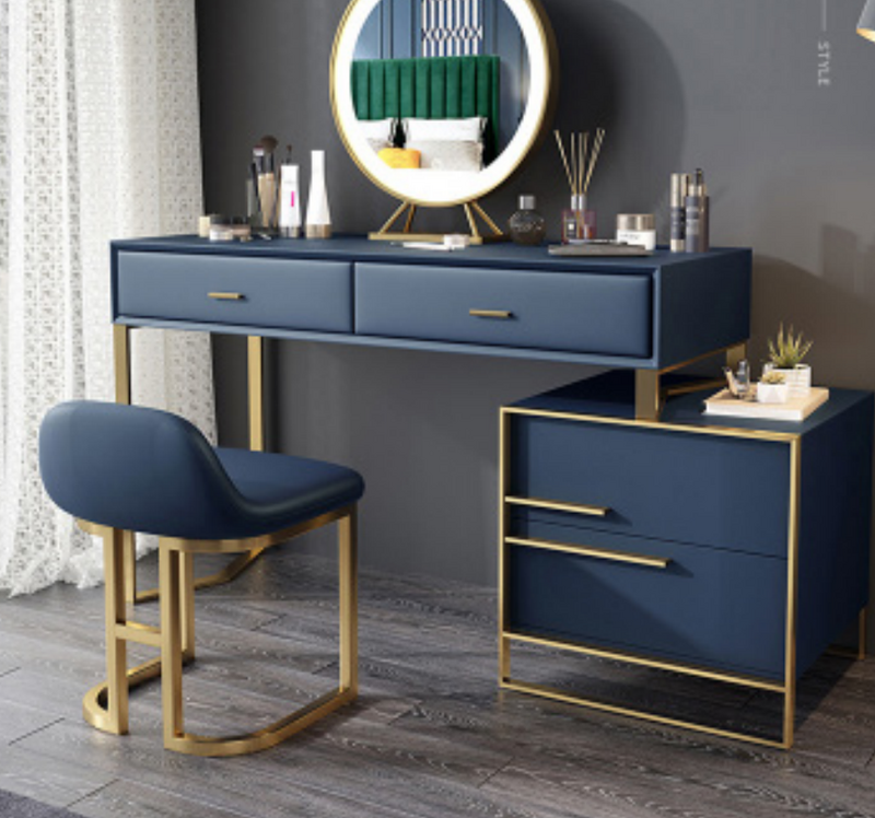 Dressing Table Mirror Stool Complete Set Chest of Drawers Bedroom Furniture New