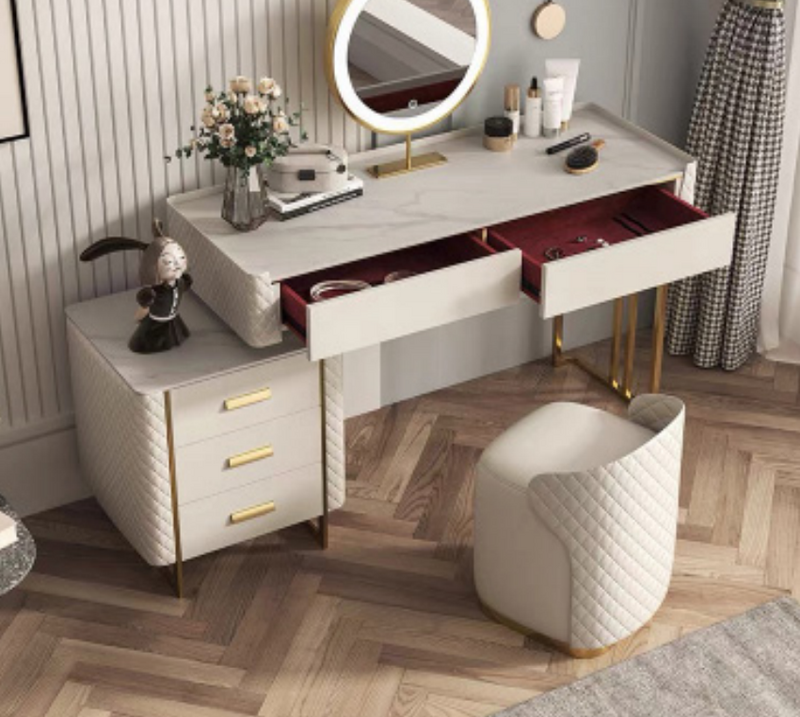 Dressing Table with Stool Dressing Table Console Table Make-up Dresser Bedroom Furniture New