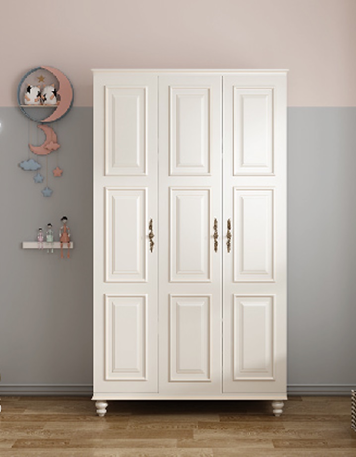 Closet Country Style Furniture Classic Wardrobe Wood Bedroom White