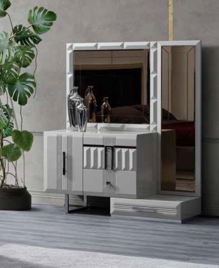 Modern bedroom dressing table dresser with mirror console dressers