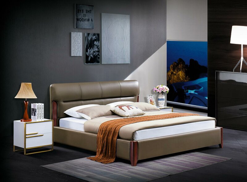 Classic double bed bed matrimonial bed design luxury beds modern style furniture 180x200