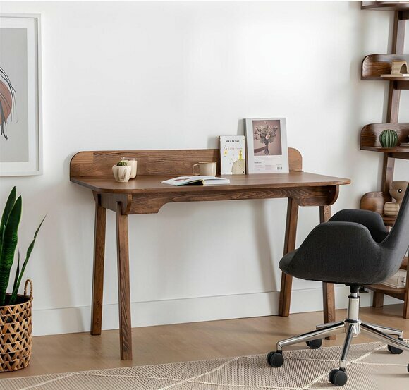 Brown Wooden Table Luxurious Desks Designer Wooden Storage Tables