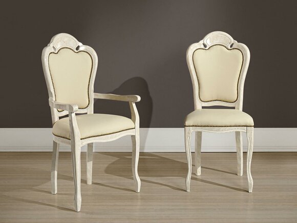 Chair with Armrest Dining Chair Wood New Dining Room Chairs Design Armchair Baroque