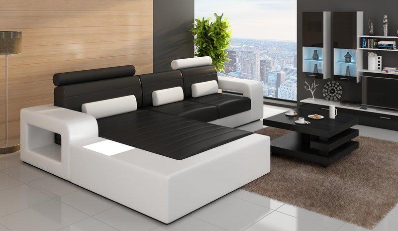 Leather sofa living area corner sofa H2209 Beta