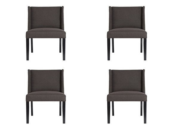 4x Chairs Chair Upholstery Design Lounge Club Seat Lehn Set Armchair New Chair 4x