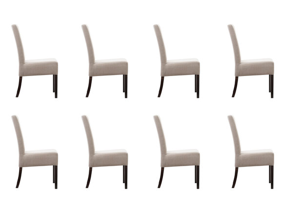 8x chair set upholstery seat chairs set waiting room office practice lounge club