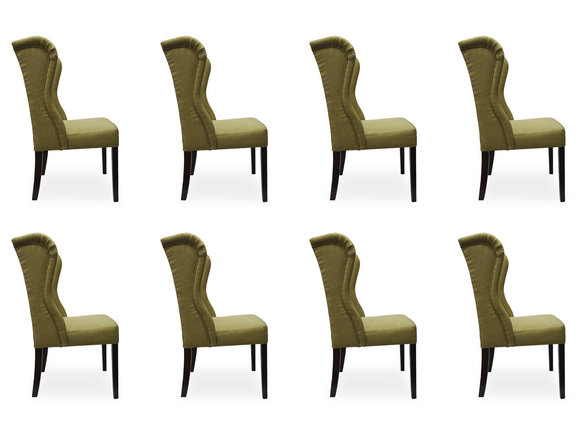 8x design upholstery seat chairs chair see set armchair lounge club set