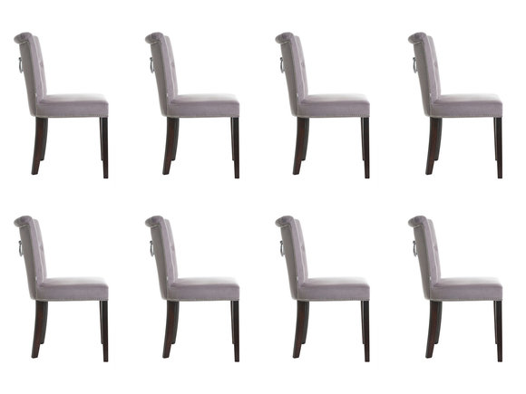 8x design upholstery seat chairs chair see set armchair lounge club set modern