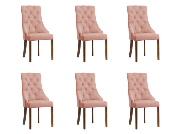 6x Chesterfield armchair lounge club upholstered chair chairs seat set Lehn New