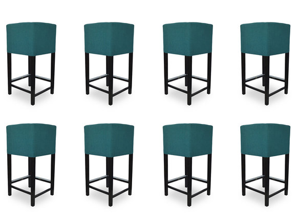 8x set modern style upholstery seat bar stools/chairs/bench