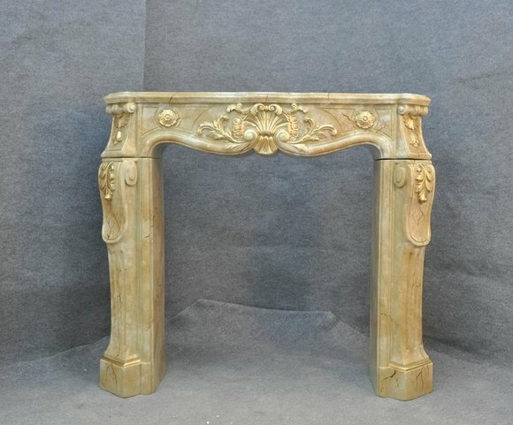 Fireplace Surround Marble Style Decoration Baroque Classic Fireplaces Stove