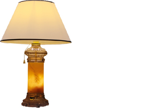 Design classic style shade decorative table lamp made of acrylic, 58cm high