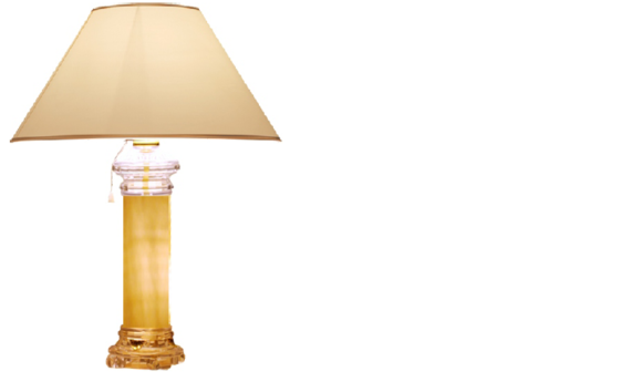 Design classic style decoration table lamp made of acrylic material, XXL 66cm high