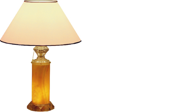 Design classic style decorative acrylic table lamp with a shade, 67cm high