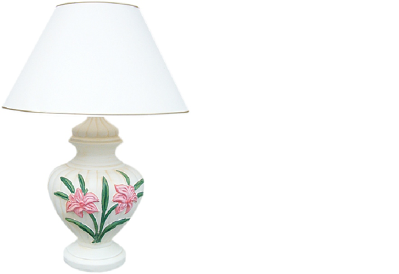 Design classic style made of stucco/acrylic material table lamp with flower picture 6815