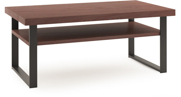 Classic style made of real wooden 2-level coffee table, model GR-S2