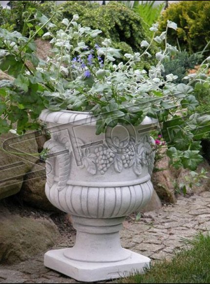 Flower Pots Box Pot Flowers Pots XXL Concrete Garden Terrace Sculpture S104017