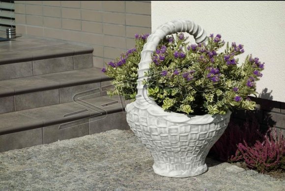 Flower Pots Box Pot Flowers Pots XXL Concrete Garden Terrace Sculpture S104072