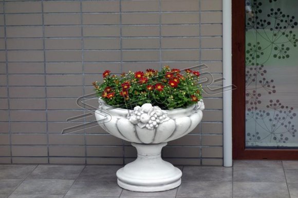 Flower Pots Box Pot Flower Pots XXL Concrete Garden Terrace Sculpture S104077