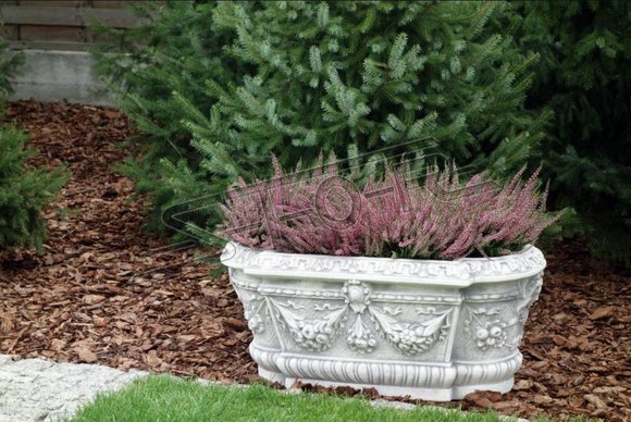 Flower Pots Box Pot Flowers Pots XXL Concrete Garden Terrace Sculpture S104076