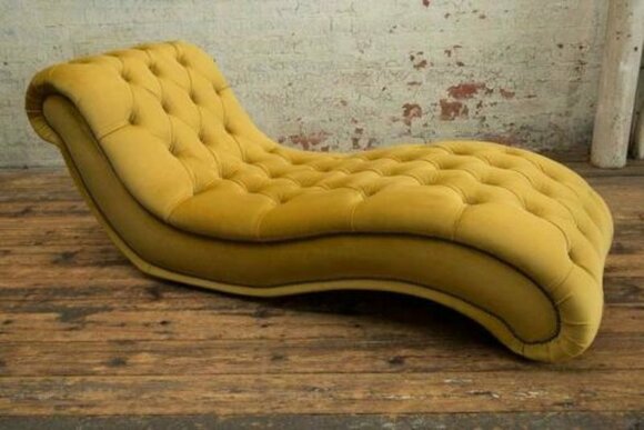 Chesterfield Chaise Longues Sofa Lounger Chaise Club Relax Loungers Leather Fabric New