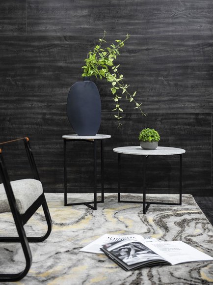 Kmart round online marble table