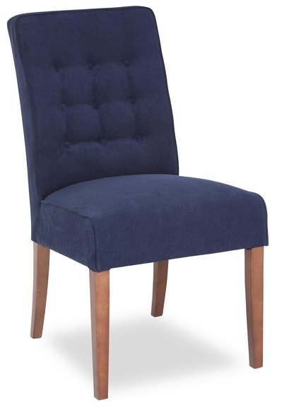 2x set chesterfield style upholstered seat armchair with backrest