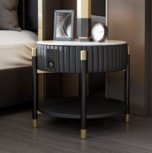 Side Table Bedside Table Sofa Table Coffee Tables Finger Scan System