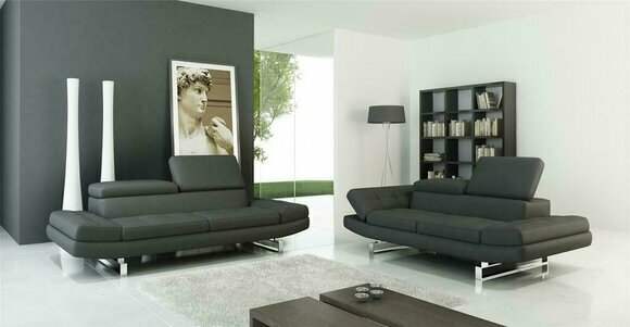 Leather sofa couch living area 3 + 2 + 1 seater set design modern sofa