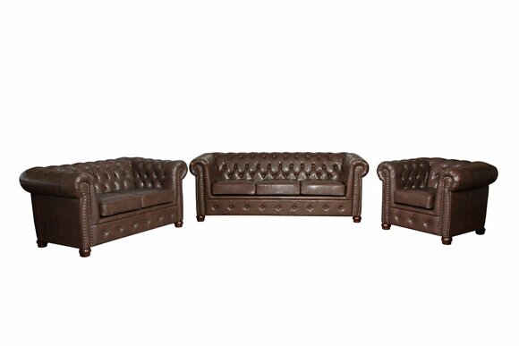 designer 2 seater textile sofas couchen New Chesterfield leather sofa couch Upholstery