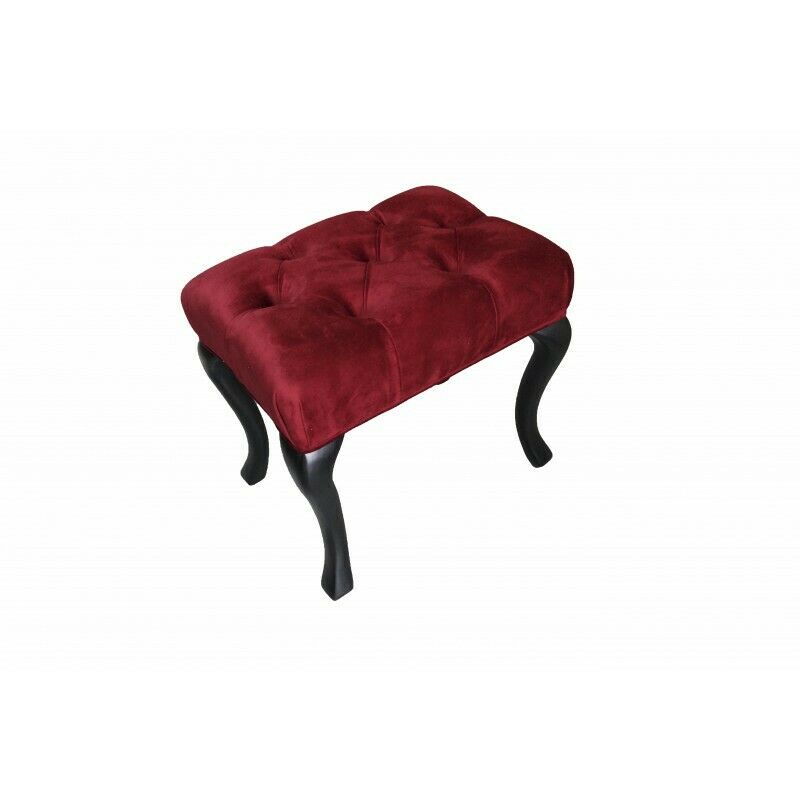 Stool Roma Designer Luxury Stool Upholstery Seat Textile Relax Side Sofa New