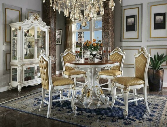 Baroque Round Dining Table Classic Round Tables Wood Furniture New