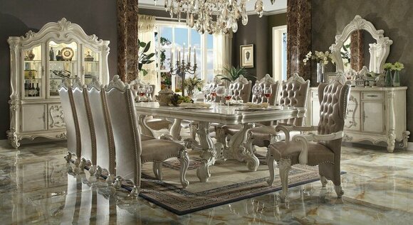 High Class Furniture Dining Table xxl Villas Tables 305cm xxl Wood Baroque Furniture