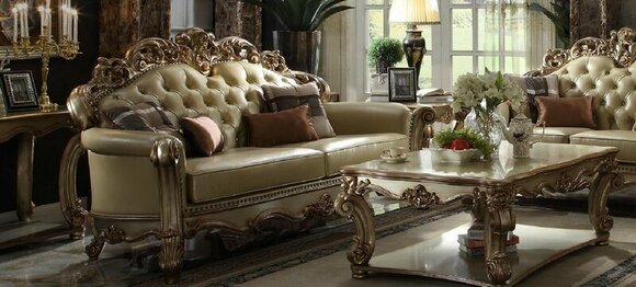 Classic Three Seater Couch Chesterfield Sofa Upholstery Sofas Couches Baroque New