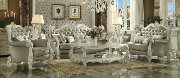 Sofa Set 3+2 Seater Set Design Sofa Upholstery Couches Couch Luxury chesterfield