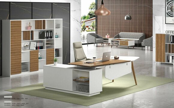 Table wood desk modern design tables office furniture corner desks