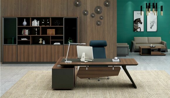 Home office desk office furniture table with drawers study room