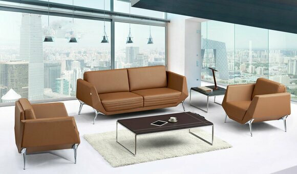 Leather Sofa Couch Living Landscape 3 Seater Design Modern Sofa Sofas Couche 3er New