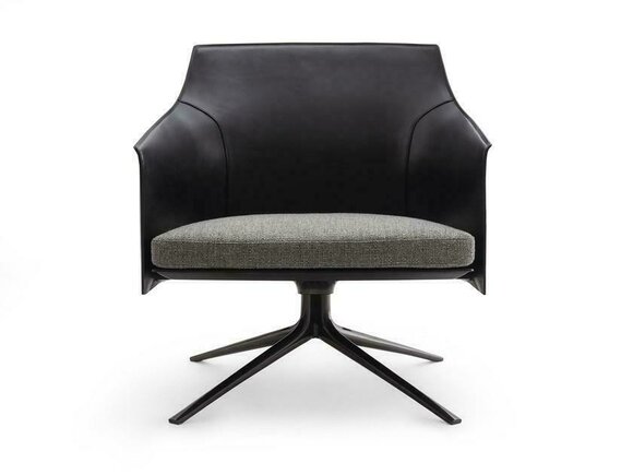 Design Swivel Chair Relax Leather Armchair Lounge TV Office Kanlzei Waiting Room