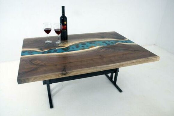 Designer Table Handmade Waterfall Coffee Table Side Table Coffee Table Price 1sqm