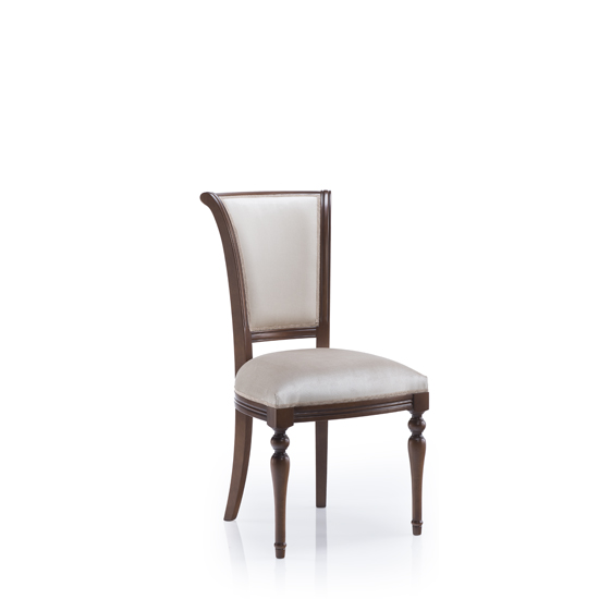 Modern style made of real wood frame fabirc upholstered living/guest/dining room 1x chair - model FL-14