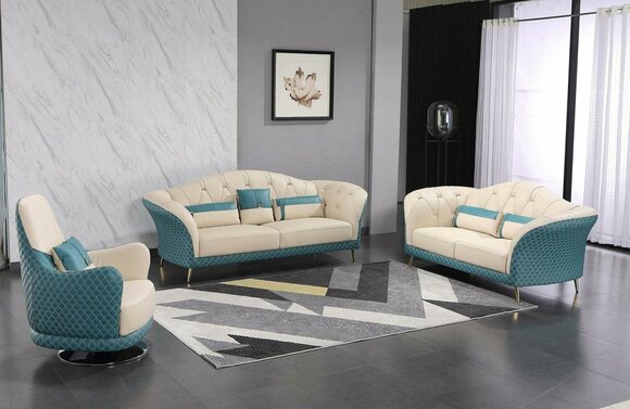 Sofa set designer sofa leather sofa 321 seater modern sofa living area new