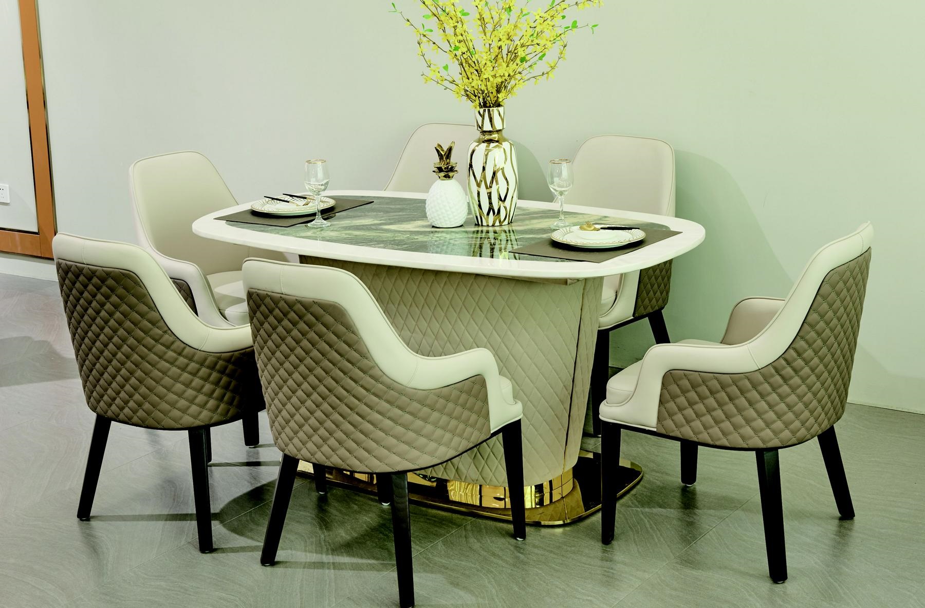 Dining table dining room designer upholstery luxury table tables 160x90cm dining tables leather