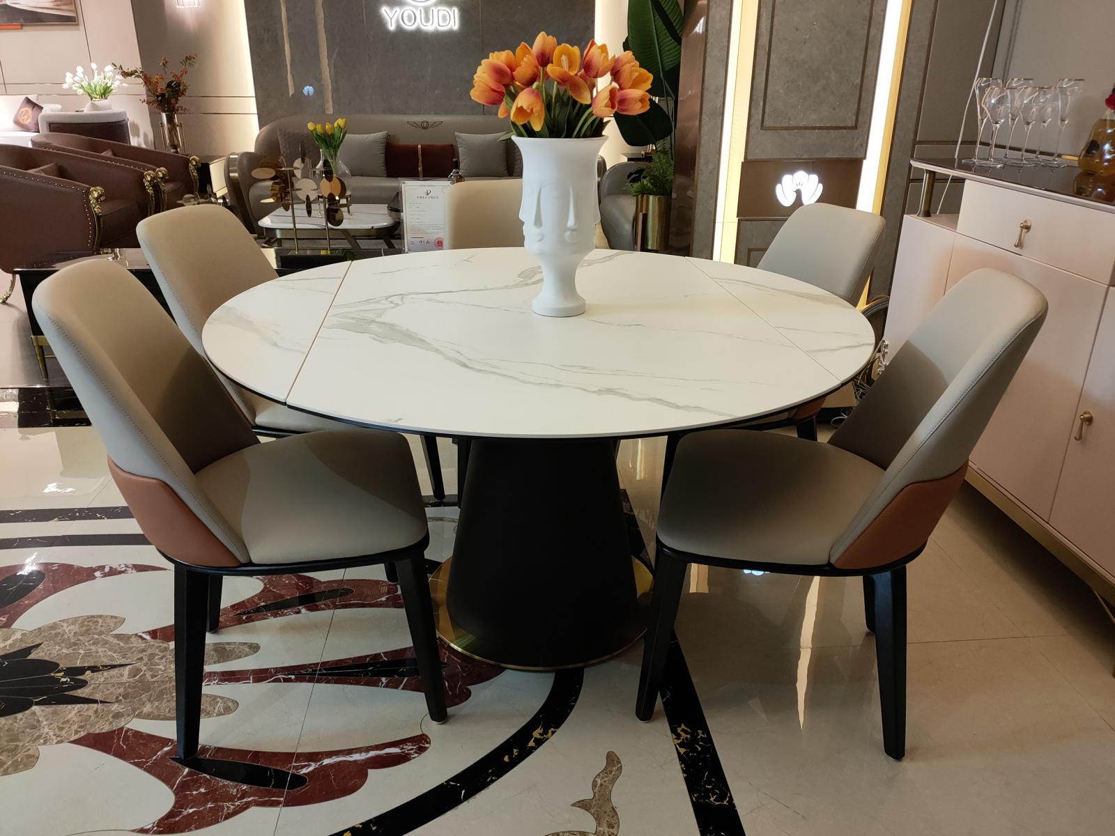 Multifunction Round Table Wood Tables Modern Style Dining Living Room Furniture Round