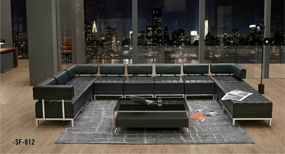 Coffee Table Living Room Table High Gloss Side Table Couch Sofa Table Black