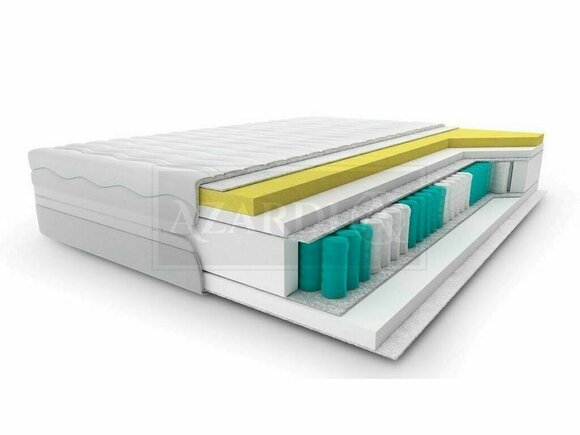 High quality mattress 7 zone bed Visco foam 100x200 mattress luxury 20cm