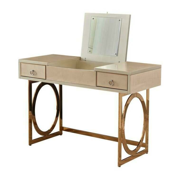 Dressing Table Designer Consoles Cosmetic Table Mirror Dressing Table New