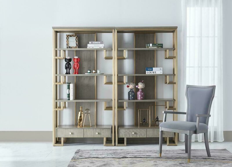 Designer showcase 2x showcase wood cabinet cabinets living room shelves office shelves