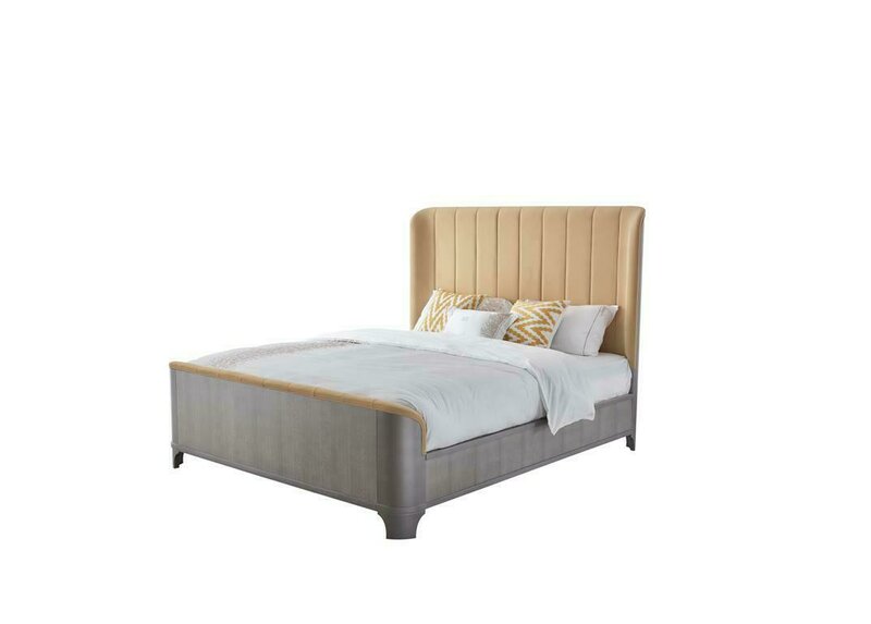 Luxury made of real wooden double bed leather italian furniture 180x200cm size, model MH2712B